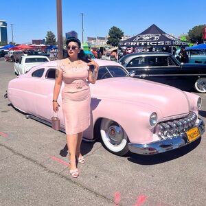 1950s Linen Mesh Wiggle Dress